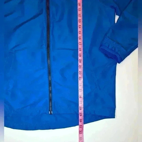 Reebok Men’s  Play Dry Full-Zip Track Hooded Jacket Blue 100% Polyester Size- M - Picture 4 of 9